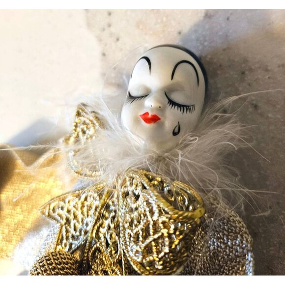 Vintage Porcelain Harlequin Jester - Picture 5 of 6